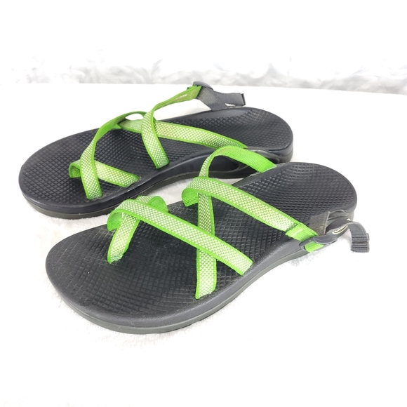 Chaco Shoes - Chaco Women's Size w9 Green Slip On Sandals Adjust